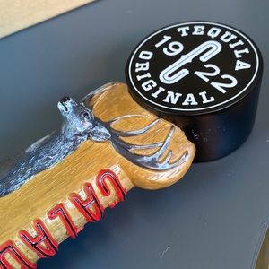 ❤️❤️Beer tap pull. 1922 Cazadores stag head- pulls your tap  like a pro.